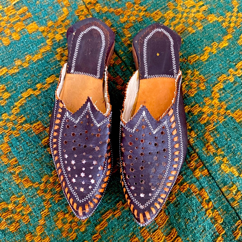 Slip on mules from Middle East